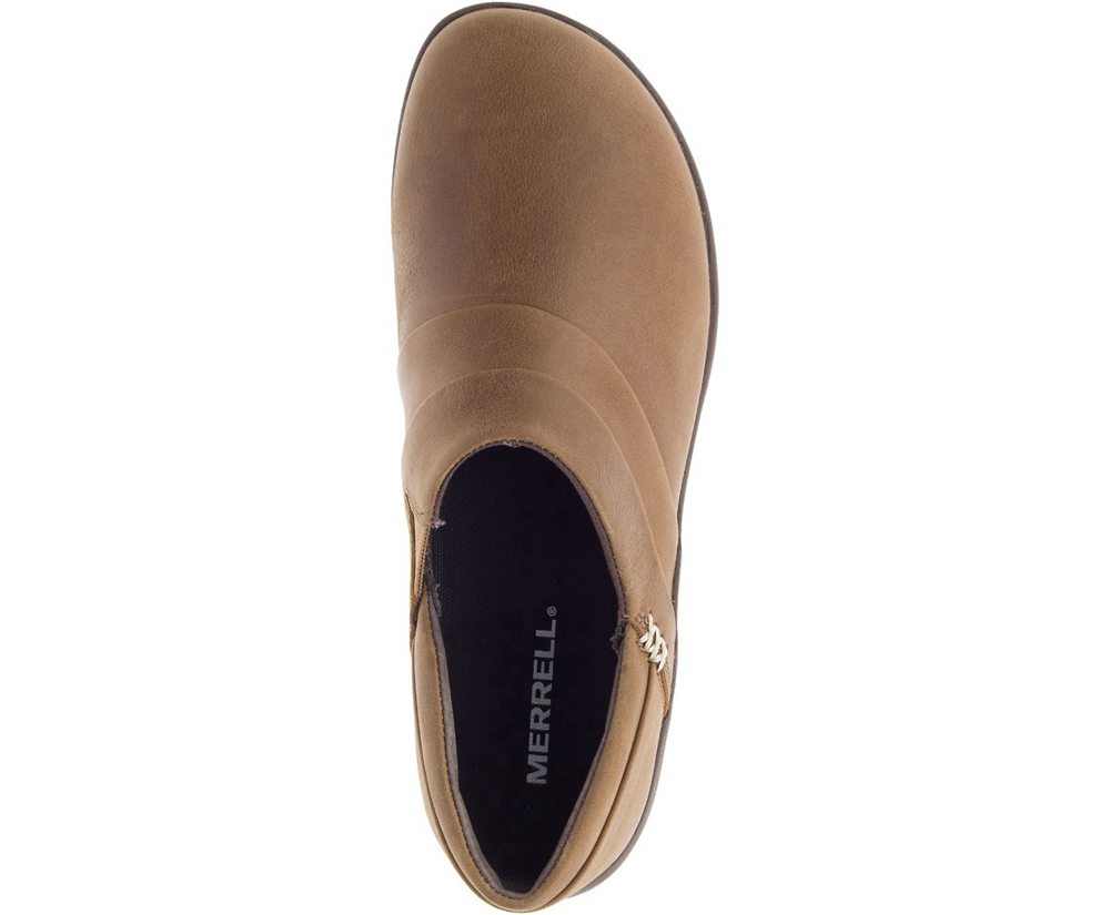 Merrell Slip Ons Damskie Brązowe - Dassie Stitch - 437862-EYP